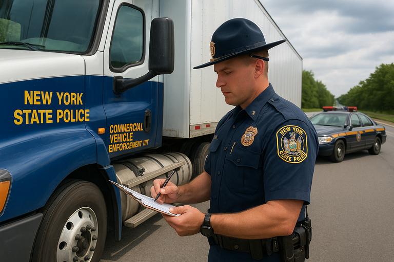 The role of the New York State Police Commercial Vehicle Enforcement Unit (CVEU)
