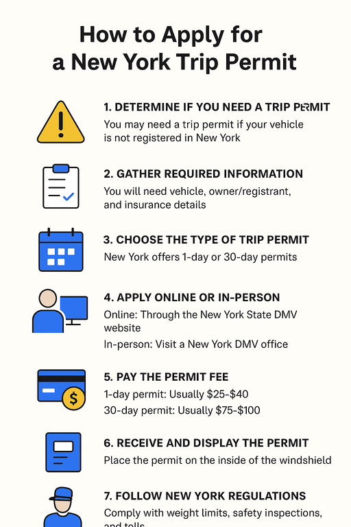 How to Apply for a New York Trip Permit