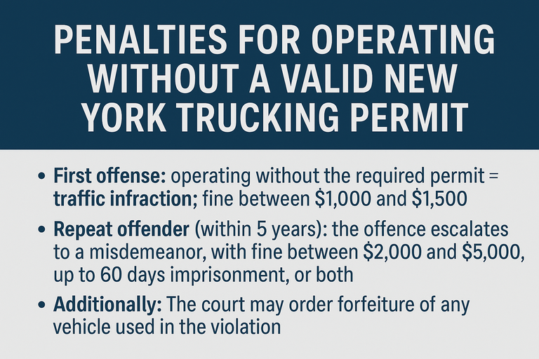 New York Trucking Permit