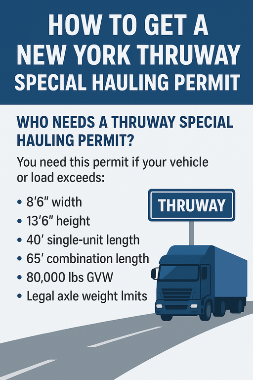 New York Thruway Special Hauling Permit