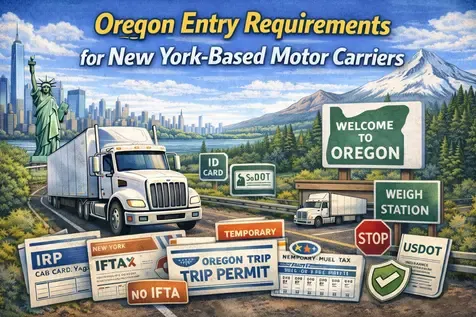 Oregon  Truck Permits for New York-Based Motor Carriers