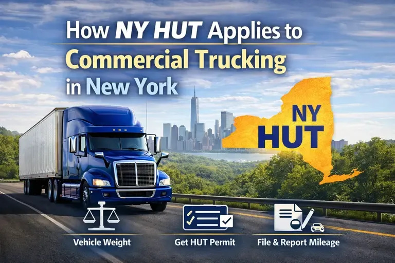 How NY HUT Applies to Commercial Trucking
