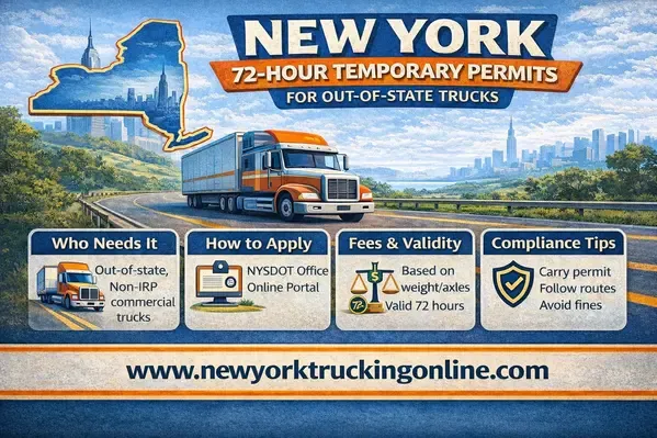 72-Hour Temporary Permits for Out-of-State Trucks
