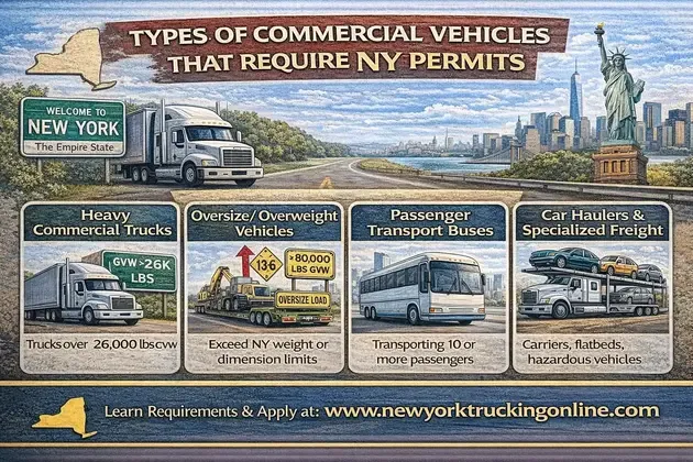 Types of Commercial Vehicles That Require NY Permits