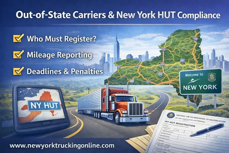 Out-of-State Carriers and New York HUT Compliance