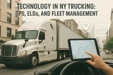 Technology in NY Trucking: GPS, ELDs, and Fleet Management