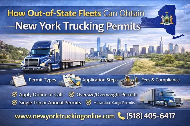 How Out-of-State Fleets Can Obtain New York Trucking Permits