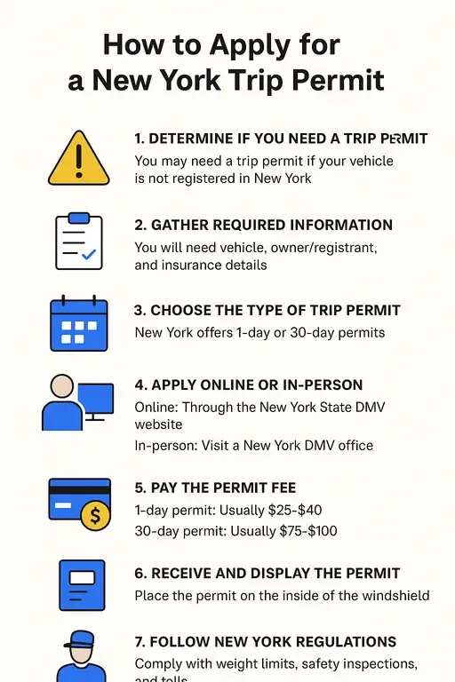 How to Apply for a New York Trip Permit