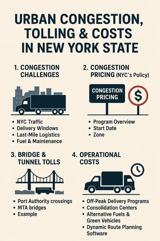 Urban Congestion, Tolling and Costs