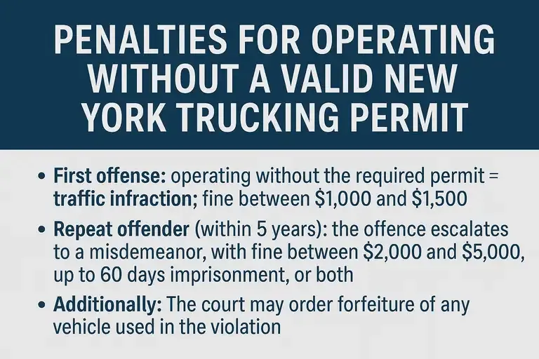 New York Trucking Permit