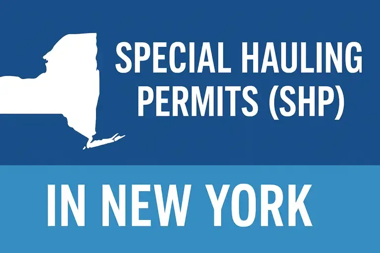 Special Hauling Permits (SHP) in New York