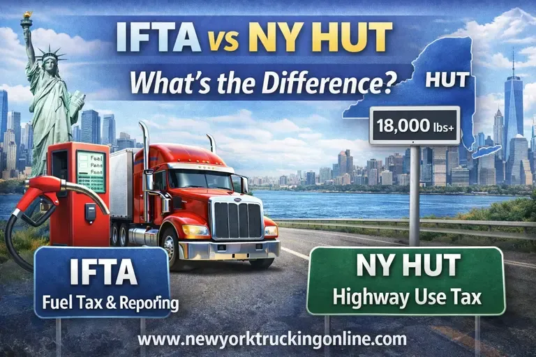 IFTA vs NY HUT-What’s the Difference?