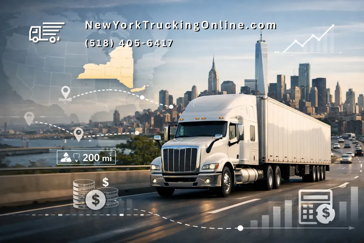 NYHUT trucking NYC highway tax scene