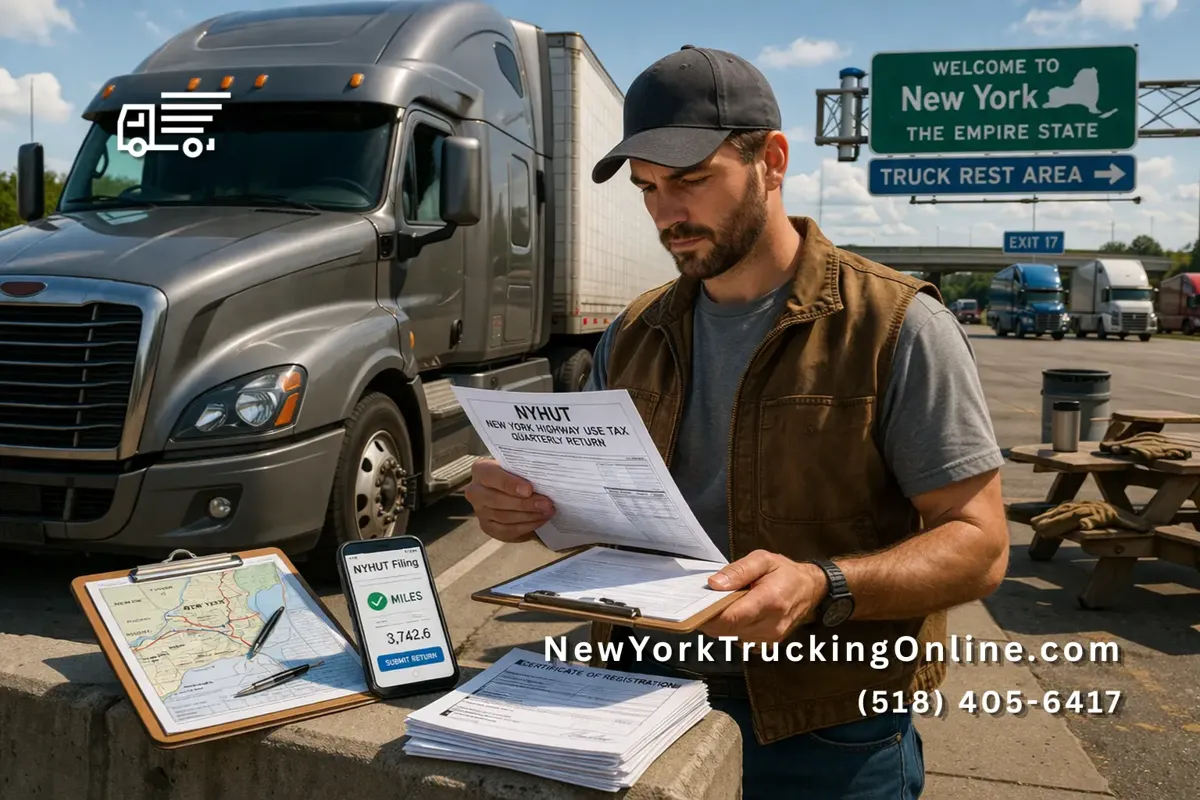 NYHUT trucking paperwork check