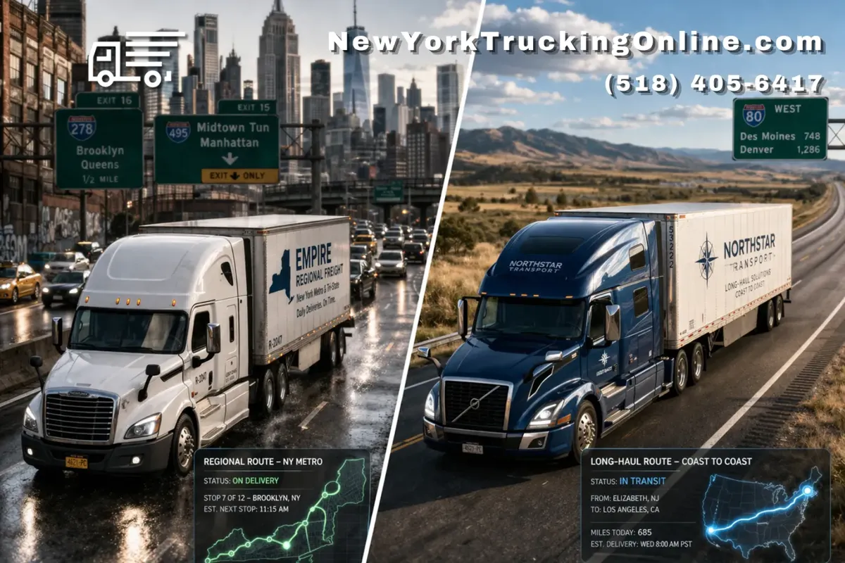 NYHUT trucking city and highway