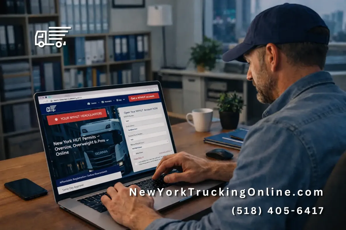 Online NYHUT form for truckers