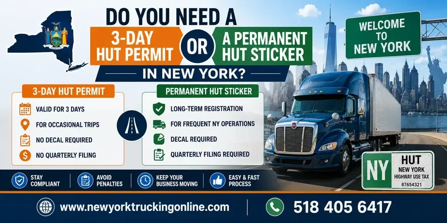 Do You Need a 3-Day HUT Permit or a Permanent HUT Sticker in New York?