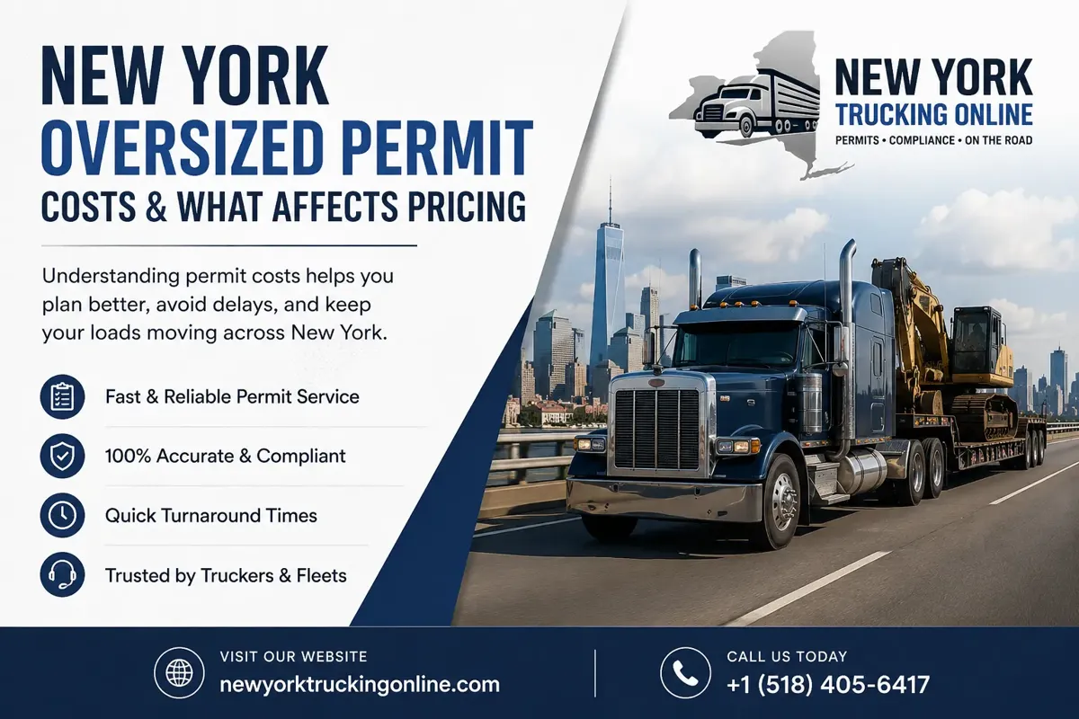 New York oversized permit costs