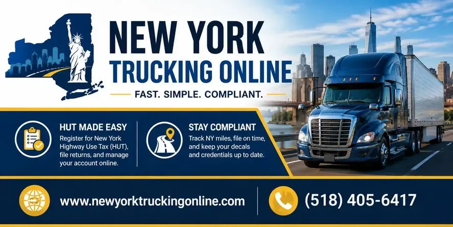 How Does the New York HUT Permit Work for Trucking Companies?
