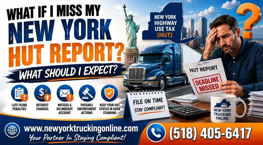 What If I Miss My New York HUT Report And What Should I Expect?