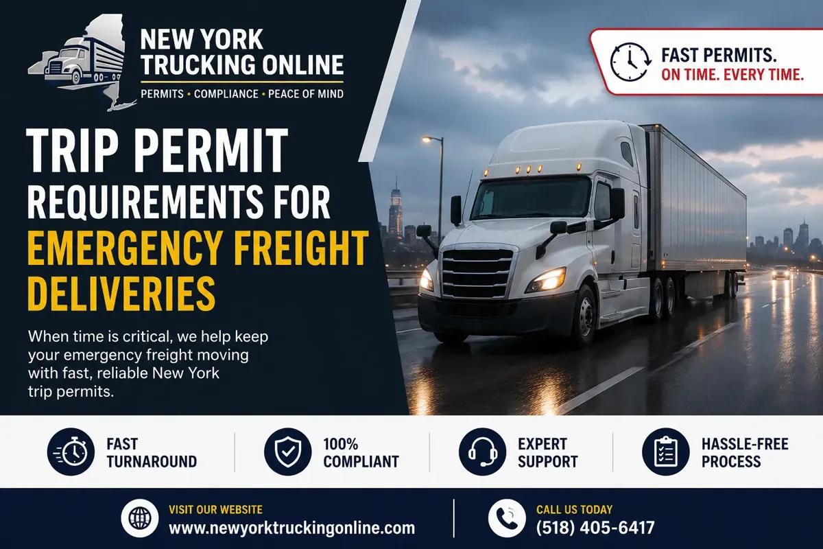 emergency freight trip permit NYC