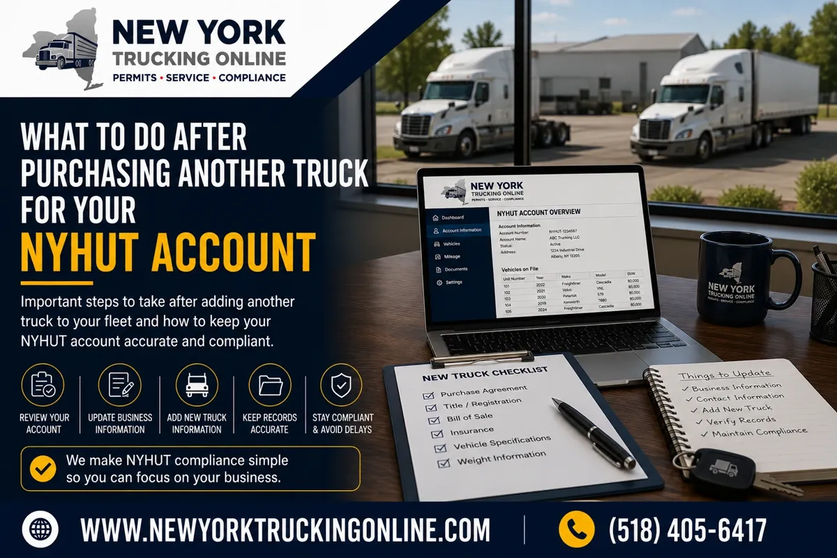NYHUT account new truck