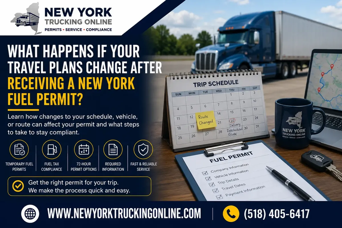 New York Fuel Permit travel changes