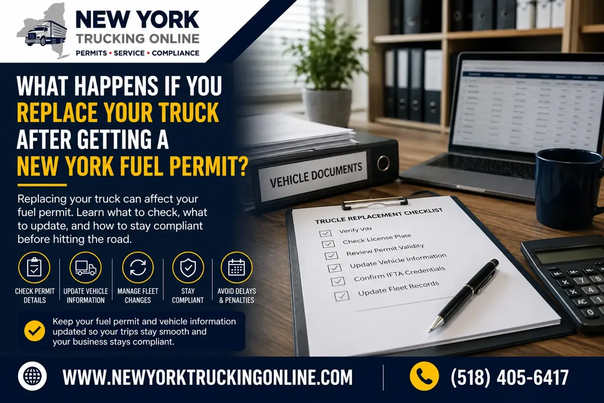 New York Fuel Permit truck replacement