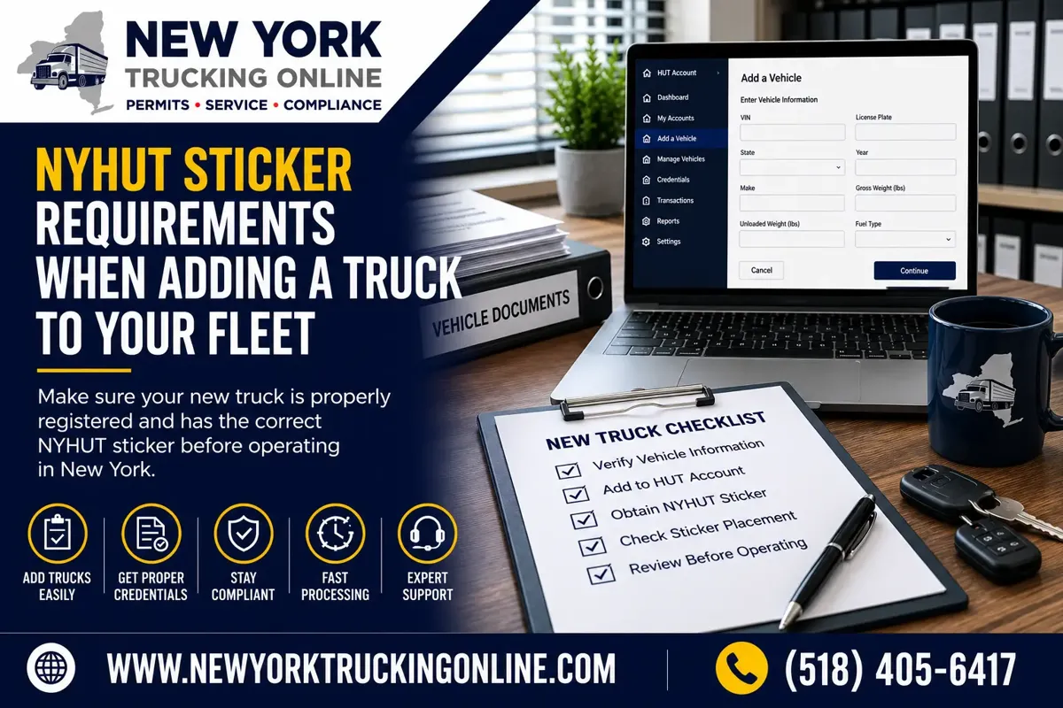 NYHUT Sticker Requirements