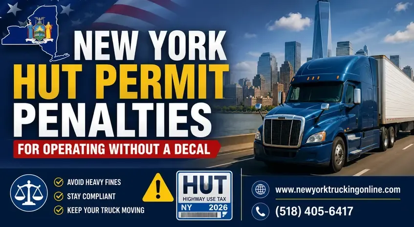 New York HUT Permit Penalties for Operating Without a Decal