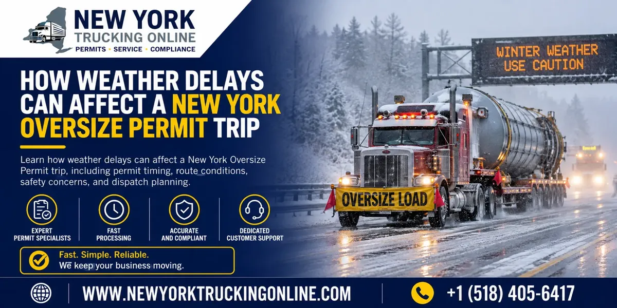 New York Oversize Permit Weather