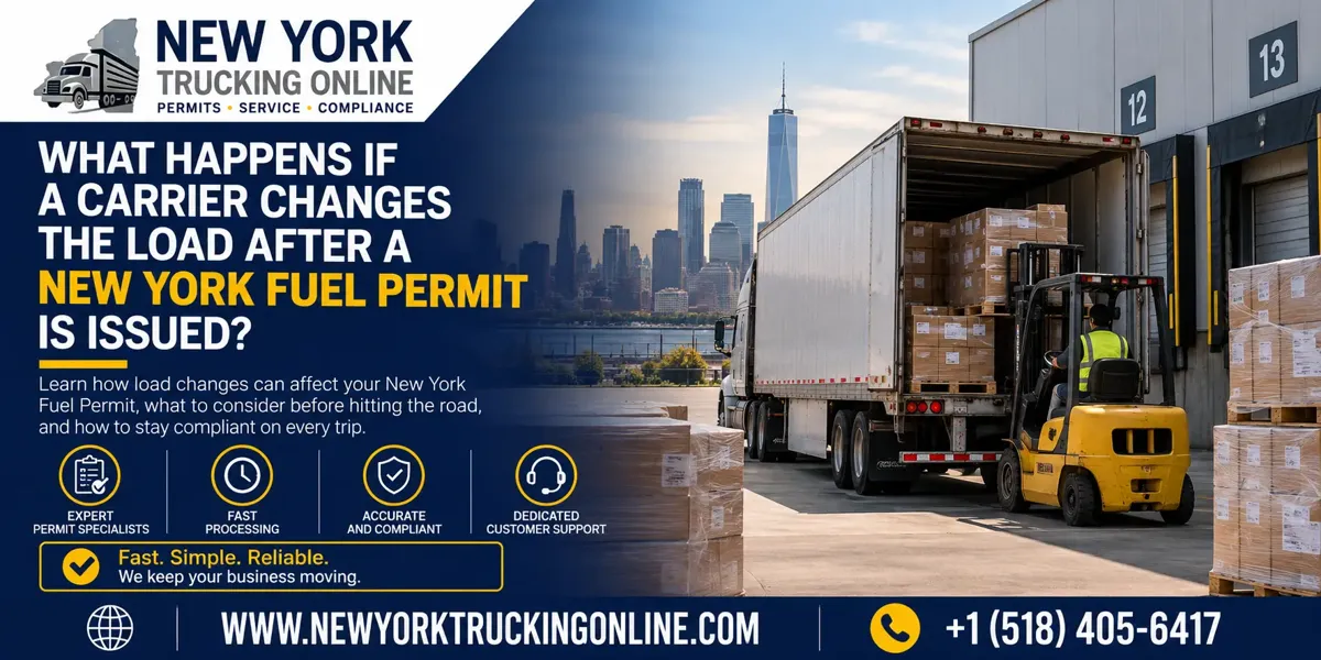 New York Fuel Permit Load Change
