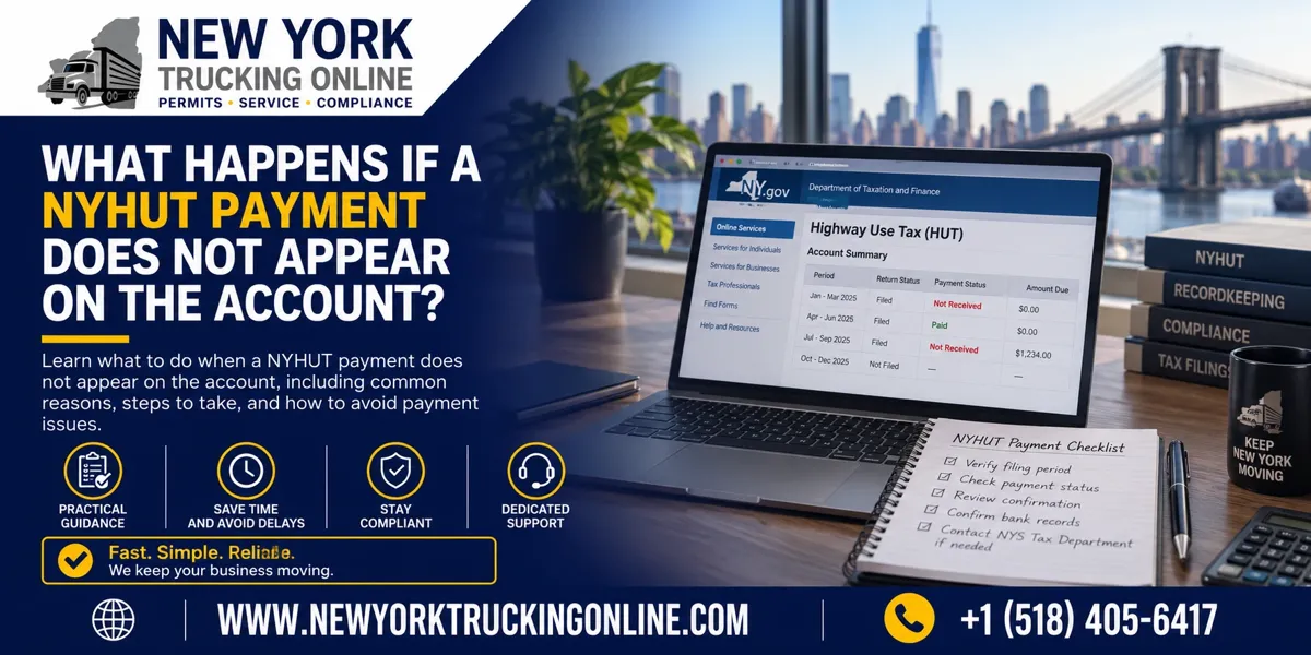 NYHUT Payment Account Issue