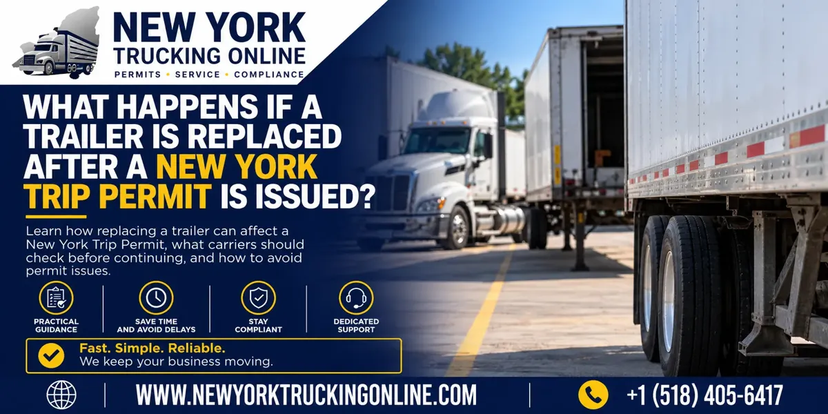 New York Trip Permit Trailer Replacement