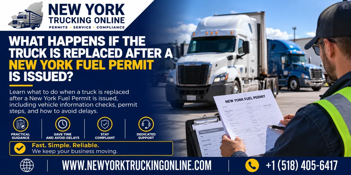 New York Fuel Permit truck replacement