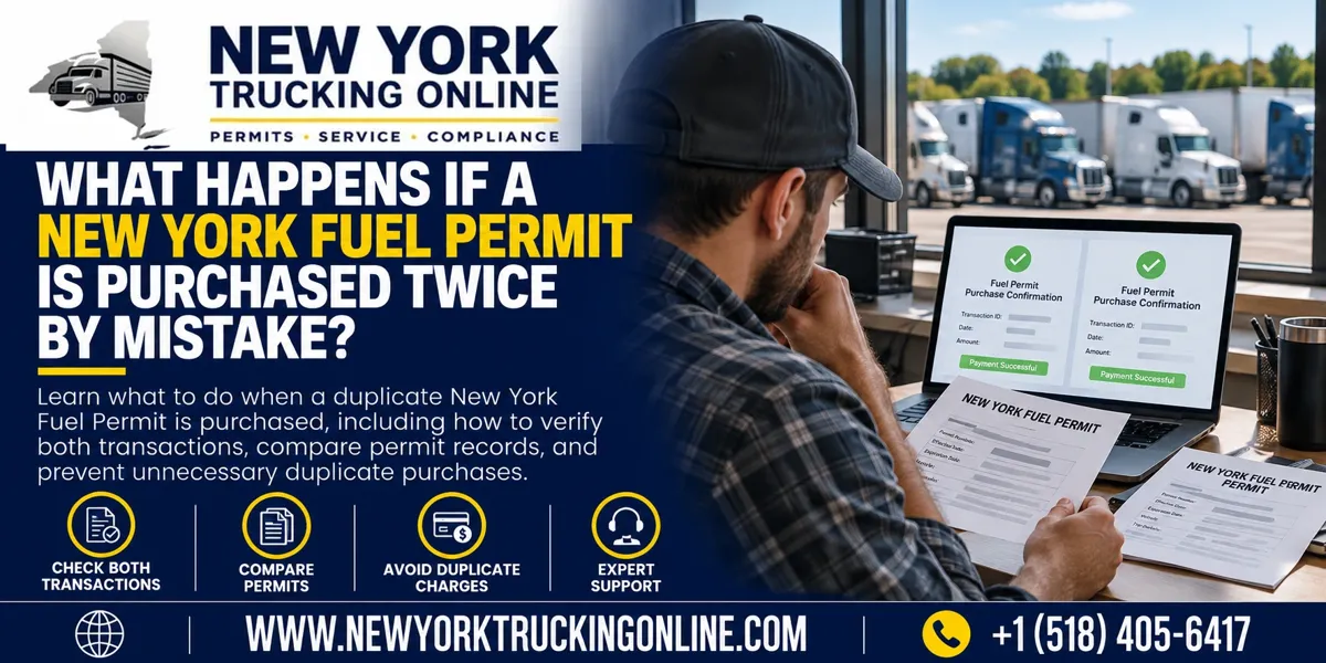 New York Fuel Permit Duplicate Purchase